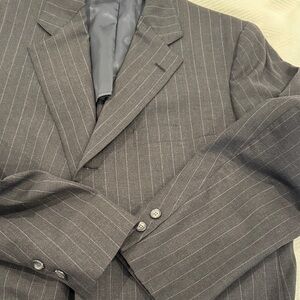 Brooks Brothers Charcoal Pinstripe Suit Jacket
